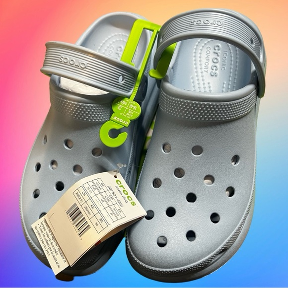 NWT CROCS - CRUSH CLOG - PLATFORM - BLUE CALCITE - Picture 8 of 12